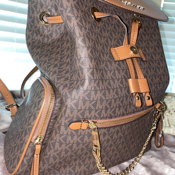 Michael Kors JET SET ITEM brown backpack main image 9